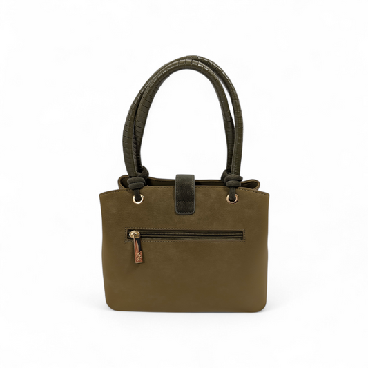 Aurelia Mini Tote – Olive Noir